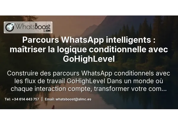 Parcours WhatsApp intelligents : maîtriser la logique conditionnelle avec GoHighLevel