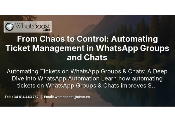 From Chaos to Control: Automating Ticket Management in WhatsApp Groups and Chats
