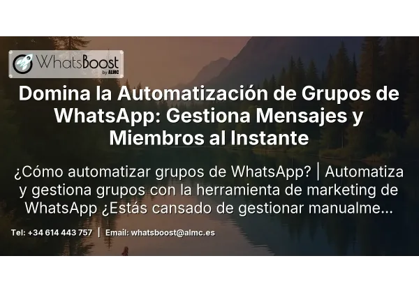 Domina la Automatización de Grupos de WhatsApp: Gestiona Mensajes y Miembros al Instante