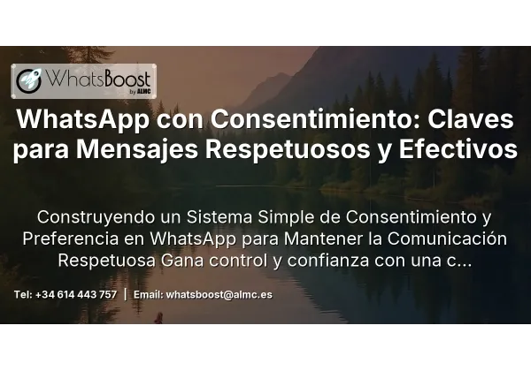 WhatsApp con Consentimiento: Claves para Mensajes Respetuosos y Efectivos