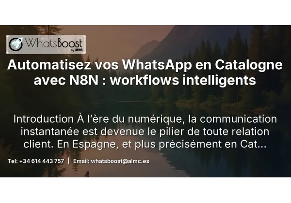 Automatisez vos WhatsApp en Catalogne avec N8N : workflows intelligents