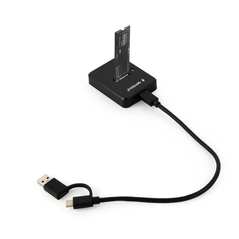Gembird Estación SSD USB Type-C M.2 SATA y NVME