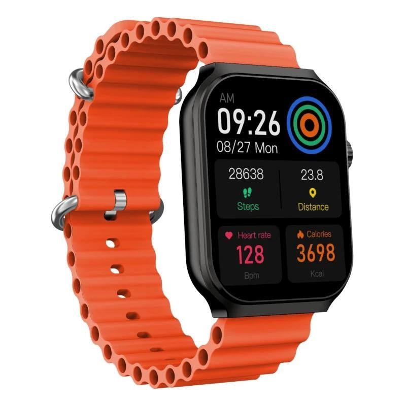 Smartwatch Celly TRAINERULTRABK 2,01" con doble correa