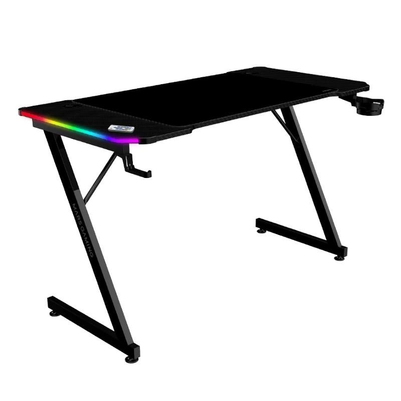 Escritorio gaming Mars Gaming MGDX120RGB 120x60 cm con RGB