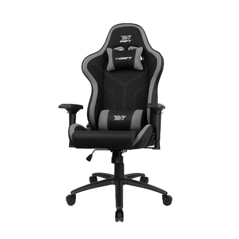 Silla gaming DRIFT DR110 negra/gris con reposabrazos 4D