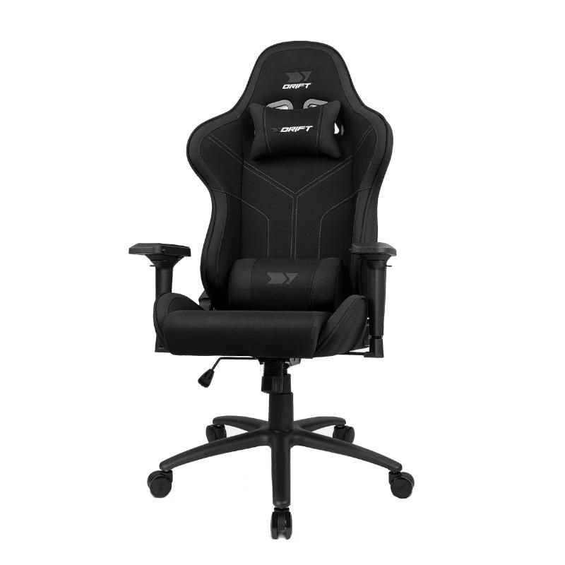 Silla gaming DRIFT DR110 negra con reposabrazos 4D