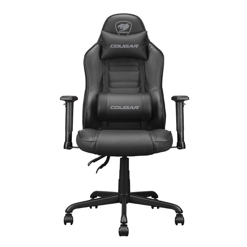Silla gaming Cougar Fusion S negra, tejido transpirable