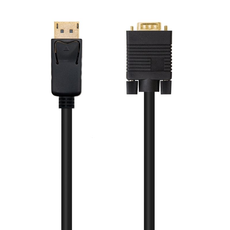 Cable conversor DisplayPort a VGA Nanocable 10.15.4402 negro 2 m