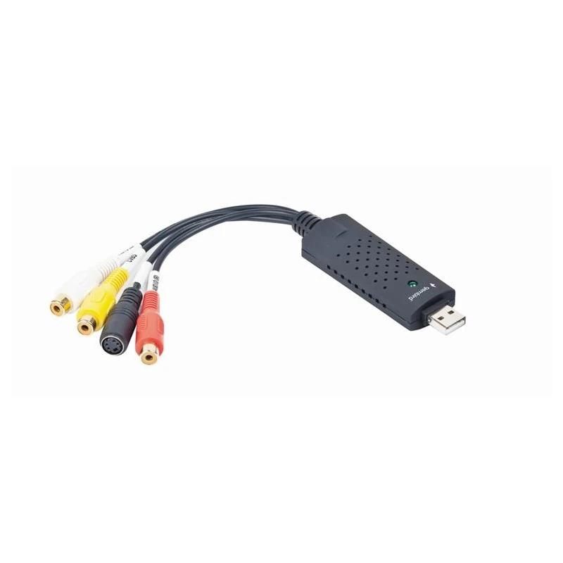 Capturadora de vídeo USB GEMBIRD UVG-002 con RCA y S-Video
