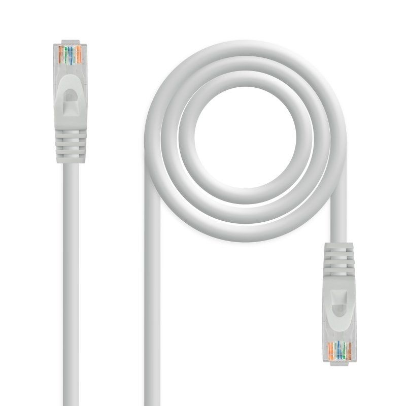 Câble réseau NANOCABLE Latiguillo Cat. 6A LSZH/UTP 1,5 M gris