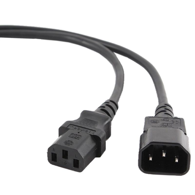 Gembird Cable Alimentación CPU-Monitor 6A 1.8Mts