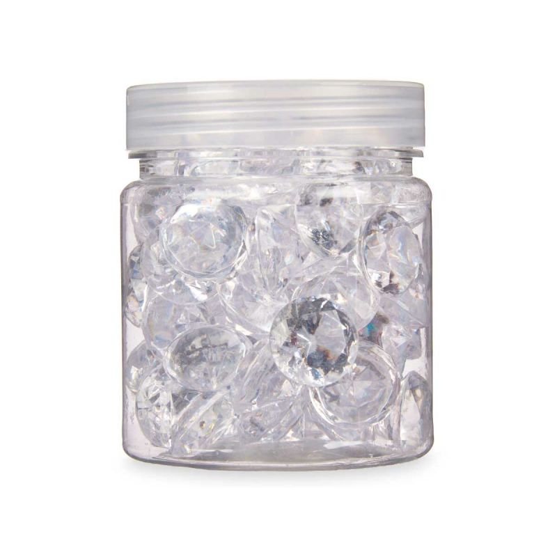 Piedras Decorativas Gift Decor Transparente 150 g Diamante (16 Unidades)