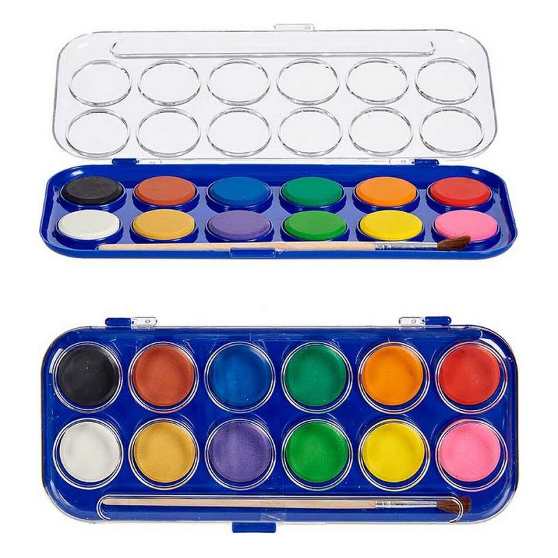 Acuarelas Pincello 12 colores (12 Unidades)