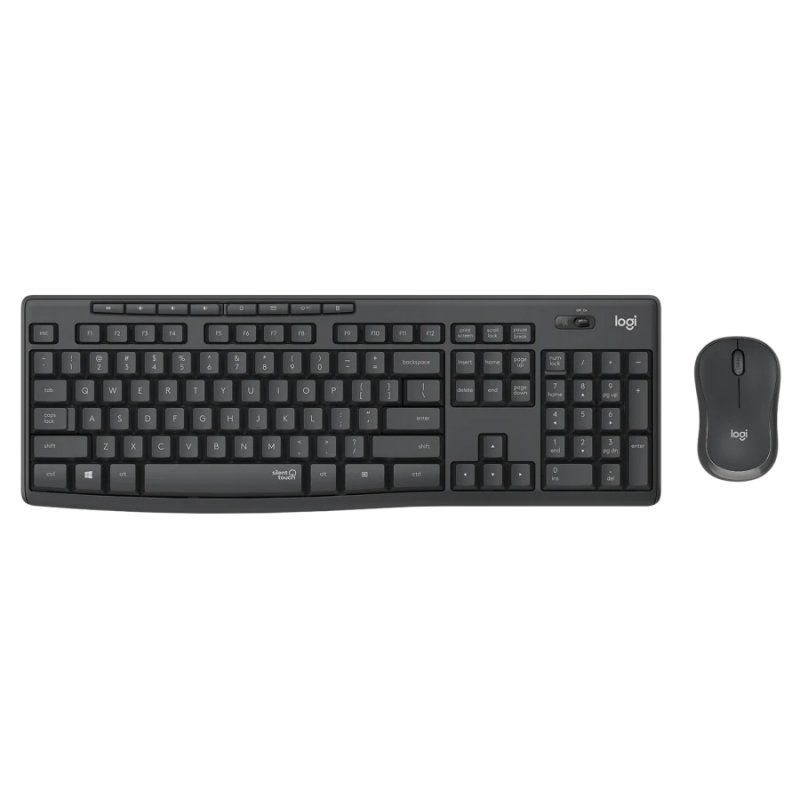 Logitech MK295 SilentTouch · teclado y ratón negros