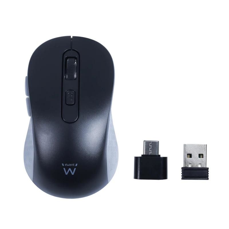 Mouse Ewent EW3204 Ratón inalámbrico 2.4GHz click silen