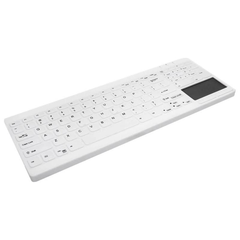 Teclat Cherry Touchpad lavable/desinfe USB blanc