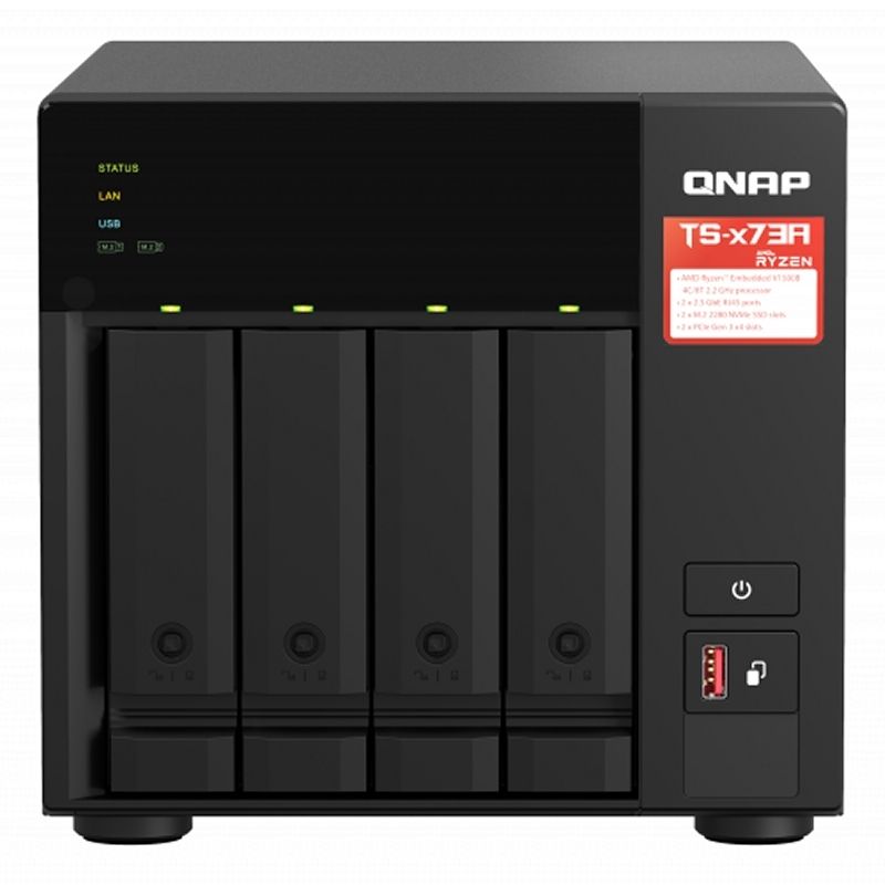 Producte d'emmagatzematge QNAP TS-473A-8G NAS 4XHDD-Bay 2x2.5GbE 4xUSB