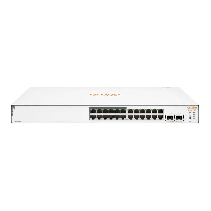 Commutador de xarxa HPE ARUBA HPE NW IOn 1830 24xGbE 12 PoE 2xSFP 195W Swi