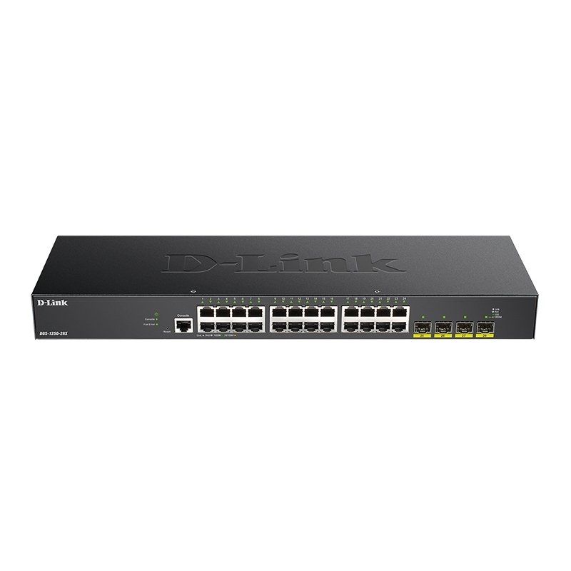 Commutador de xarxa D-Link DGS-1250-28X/E Switch 24xGB+4x10G SFP+