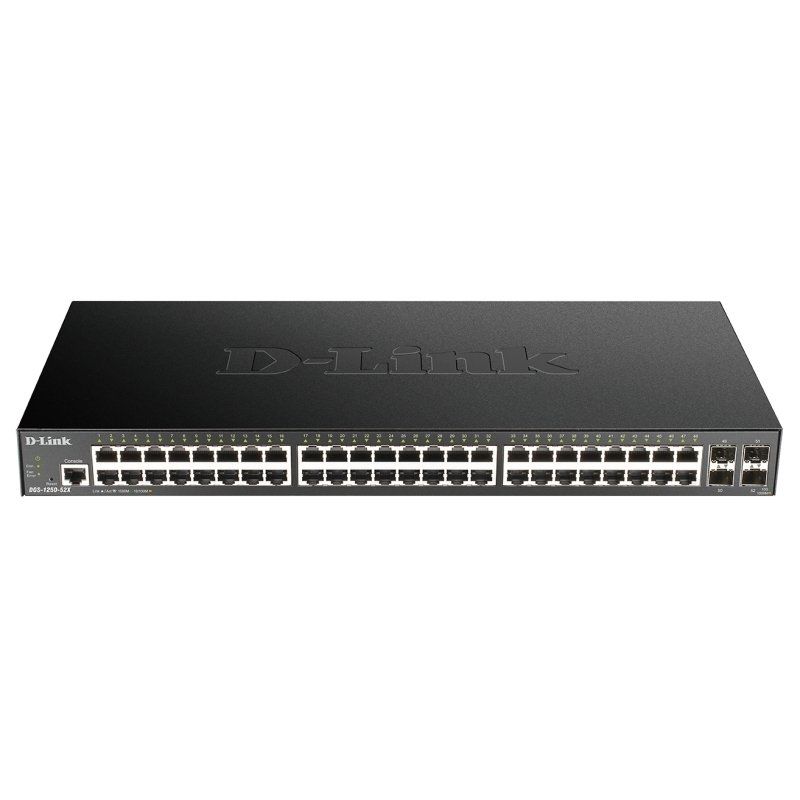 Commutador de xarxa D-Link DGS-1250-52X/E Switch 48xGb 4x10G SFP+