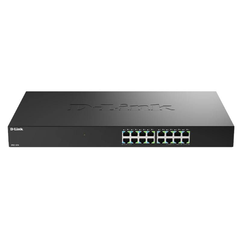 Commutador de xarxa D-Link DMS-1016/E 16x2.5MGb Unmanaged Switch
