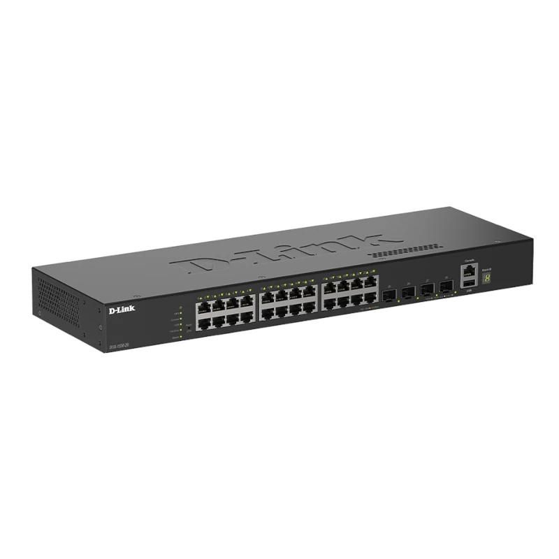 Commutador de xarxa D-Link DGS-1530-28/E Switch 24xG 4x10G SFP+