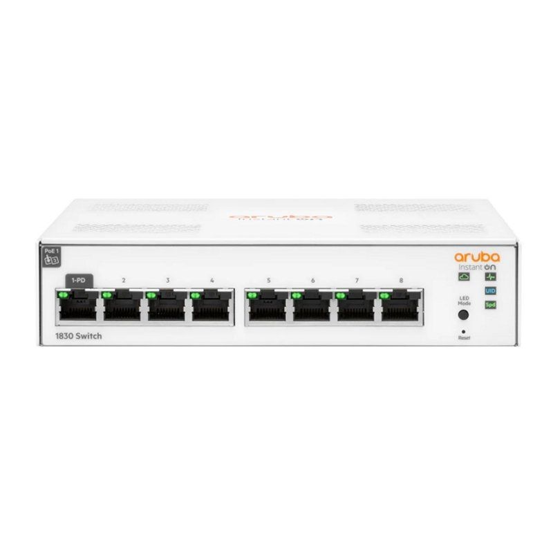 Commutador de xarxa HPE ARUBA HPE NW IOn 1830 8xGbE Switch