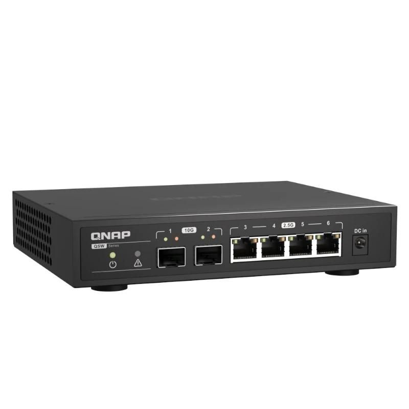 Commutador de xarxa QNAP QSW-2104-2S Switch 2x10GbE SFP+ 4x2.5GbE