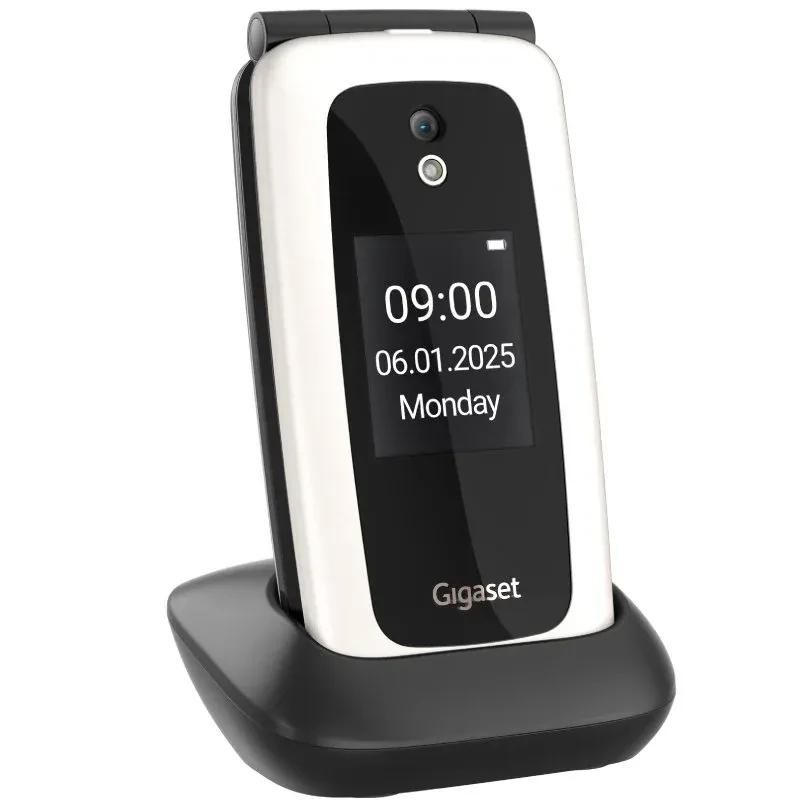 Téléphone pour seniors GIGASET Senior GL795 4G 2.31" blanc + Base