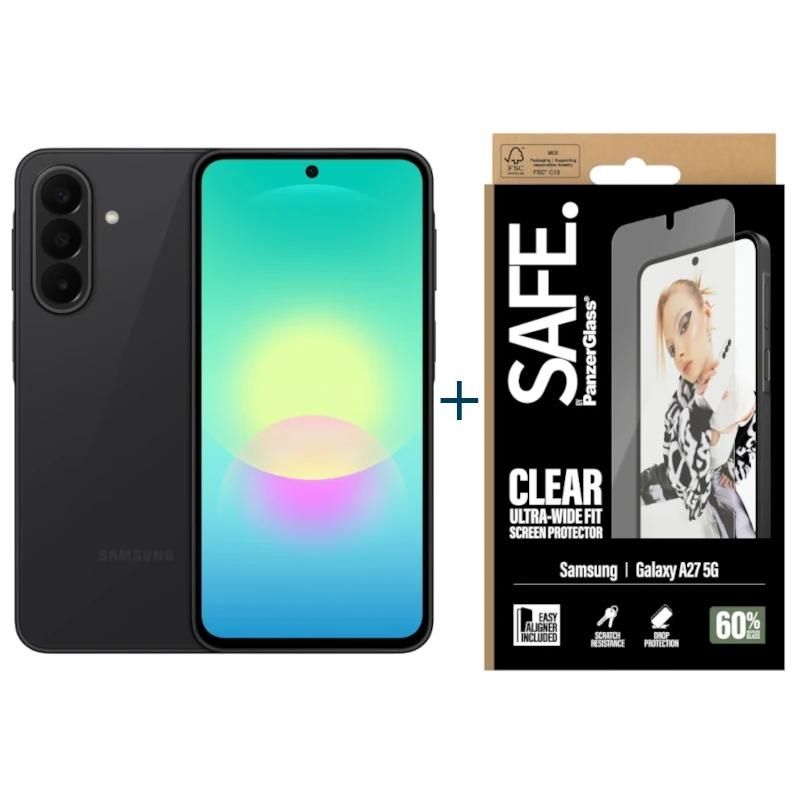 Teléfono móvil Samsung galaxy A27 5G 256Gb Black + Protec SAFE